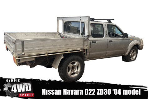 Nissan Navara ZD30 xcab ute now wrecking