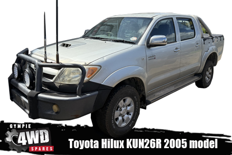 Toyota Hilux KUN26 Dual Cab 4x4 now wrecking - '05 model.