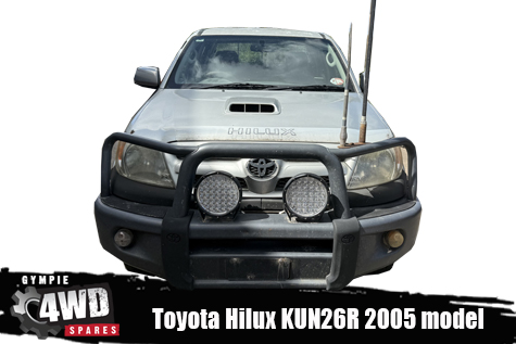 Toyota Hilux KUN26 Dual Cab 4x4 now wrecking - '05 model.