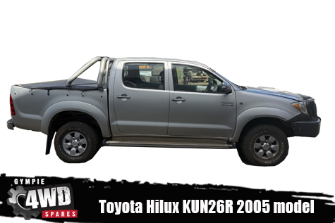 Toyota Hilux KUN26 Dual Cab 4x4 now wrecking - '05 model.