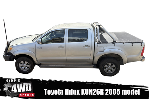 Toyota Hilux KUN26 Dual Cab 4x4 now wrecking - '05 model.