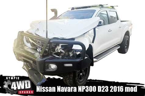 4wd Nissan Navara NP300 now wrecking at Gympie 4WD Spares