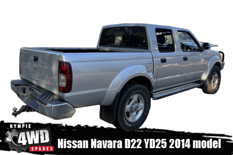 Now wrecking this 2014 Nissan Navara D22 YD25 4wd ute