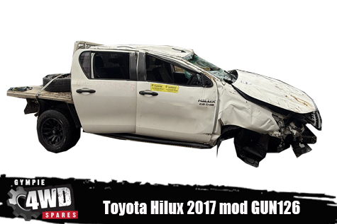 2017 Toyota Hilux 4x4 wrecking GUN126