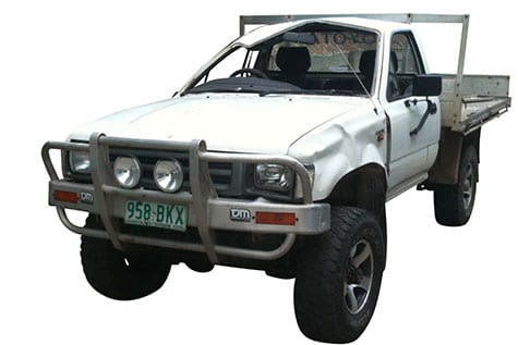 Toyota Hilux RN105 Single Cab 4x4 now dismantled