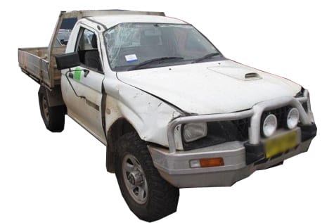 Mitsubishi Triton MK GLX - Just in to be wrecked at Gympie 4WD