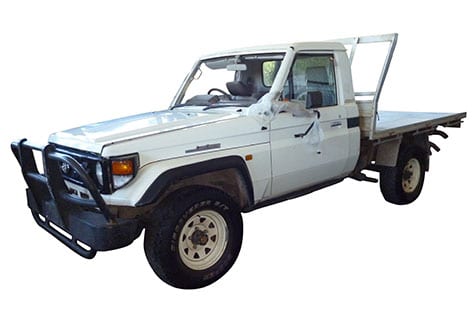 Toyota Landcruiser FZJ79 - Now wrecking