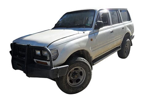 Toyota Landcruiser HZJ80 - Now fully dismantled