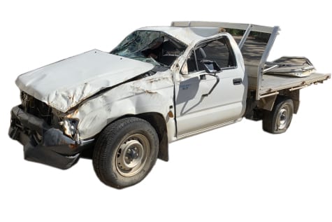 Toyota Hilux 2WD now fully dismantled